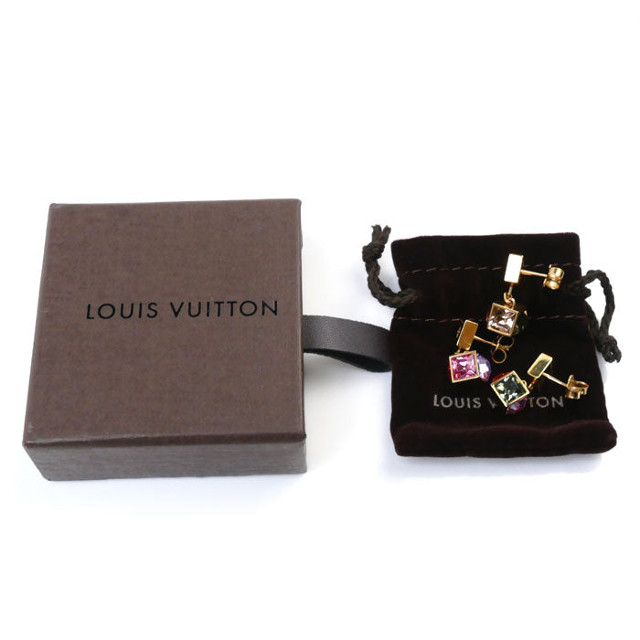 Louis Vuitton Metal Cube Earrings M66827