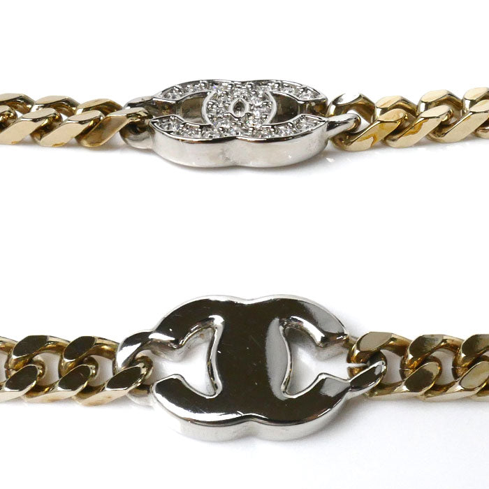 Chanel Metal Coco Mark Rhinestone Choker