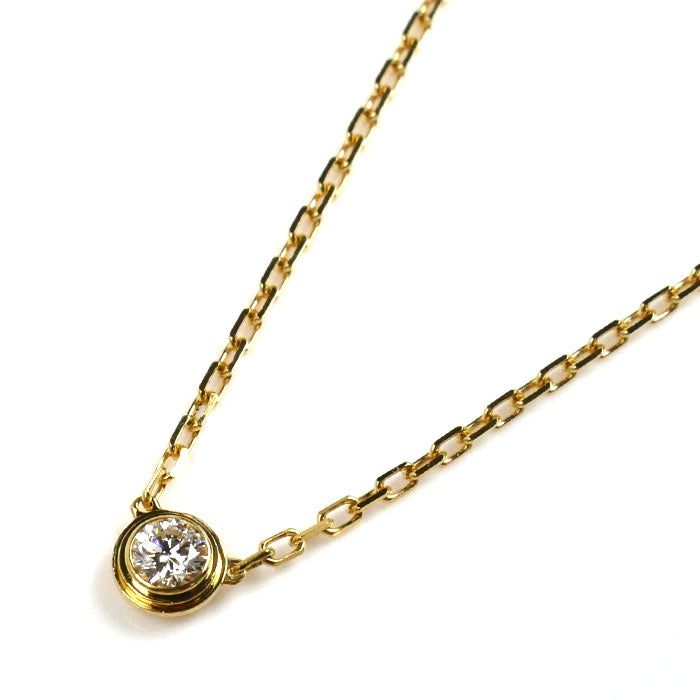 Cartier Yellow Gold Diamond Necklace B7215800