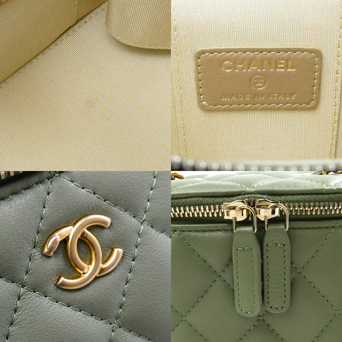 Chanel Matelasse Vanity Small Chain Shoulder Bag