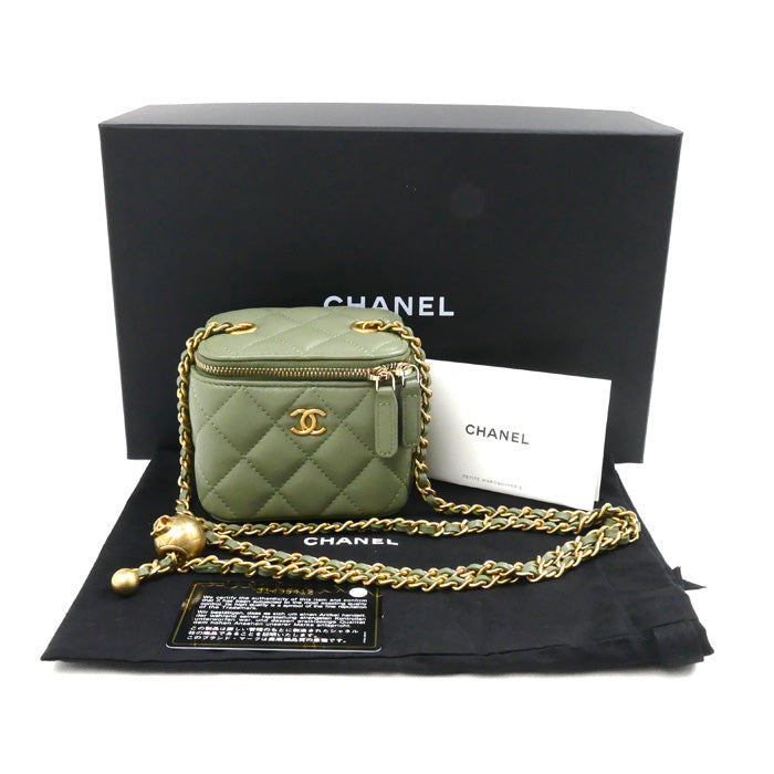 Chanel Matelasse Vanity Small Chain Shoulder Bag