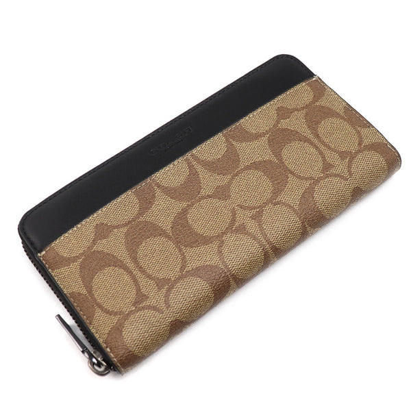 COACH Signature PVC Leather Wallet