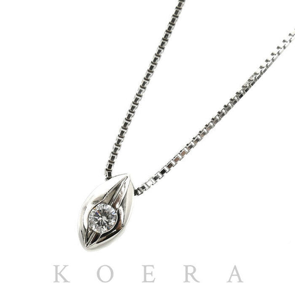 Pt850 Platinum Diamond Necklace
