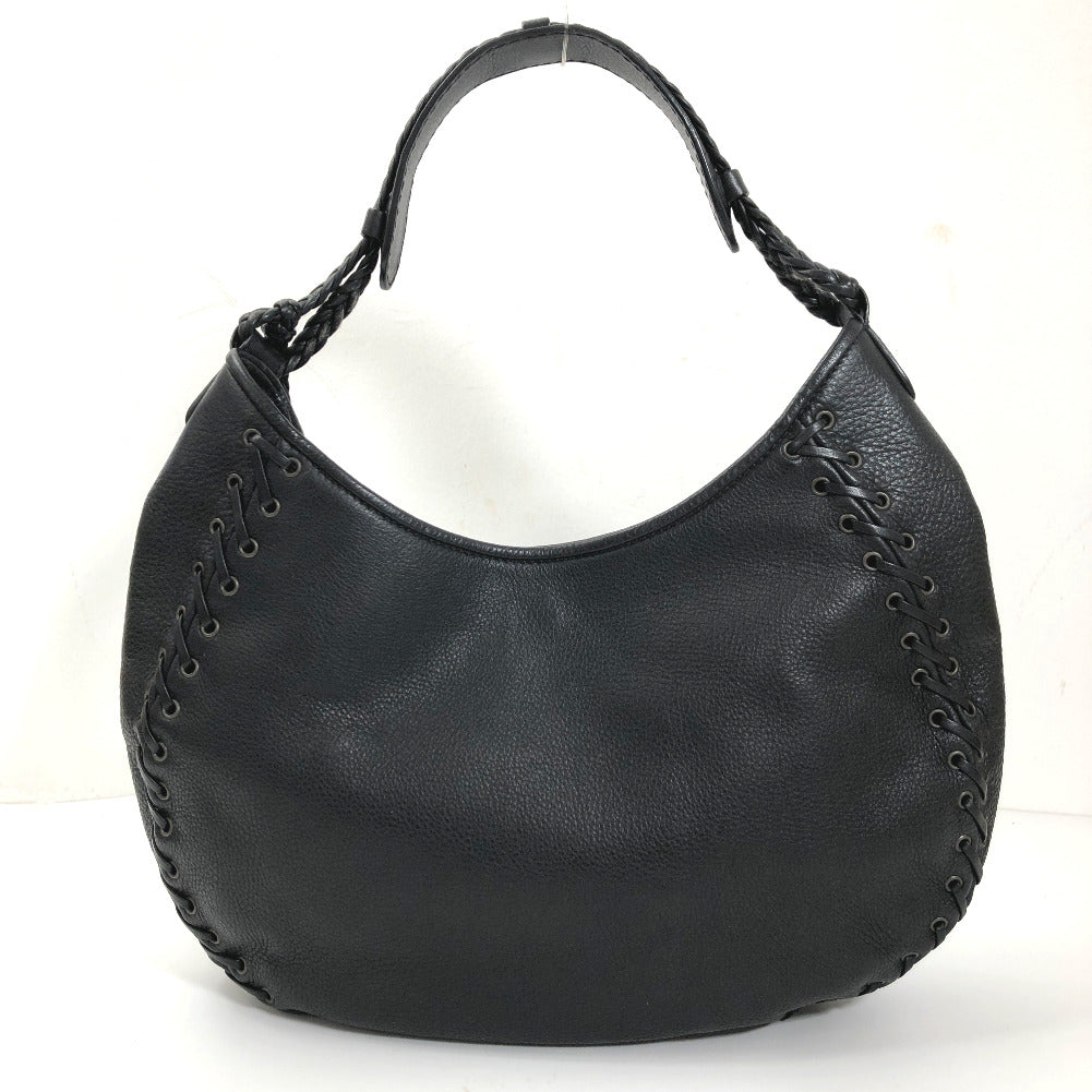 Leather Ethnic Hobo Bag