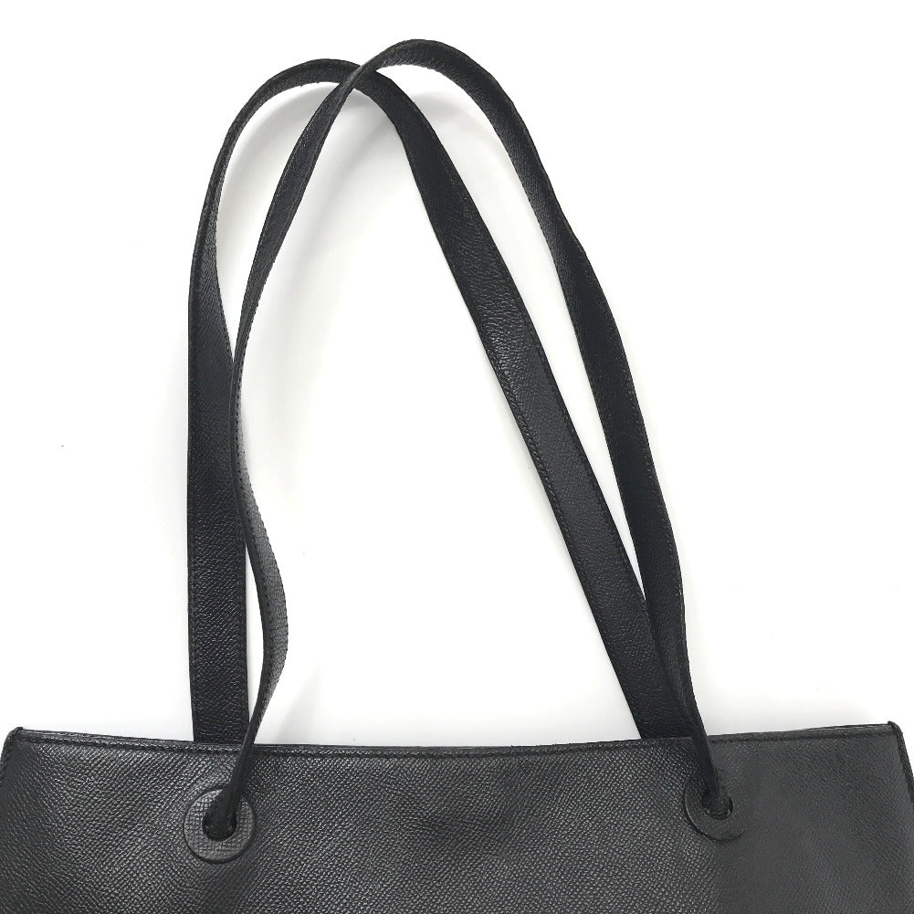 Logo Leather Shopper Tote