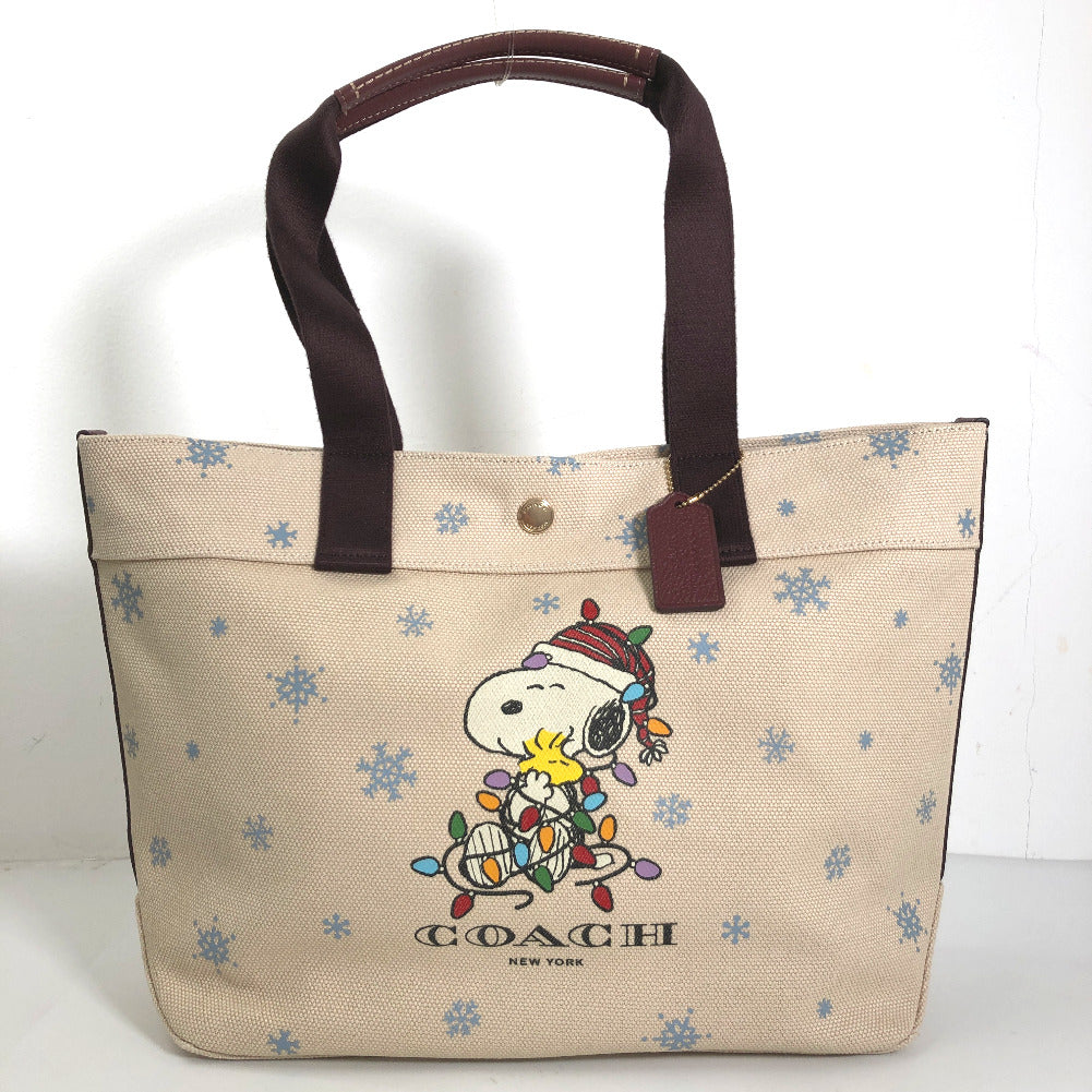 Canvas Peanuts Snoopy Tote Bag CE854