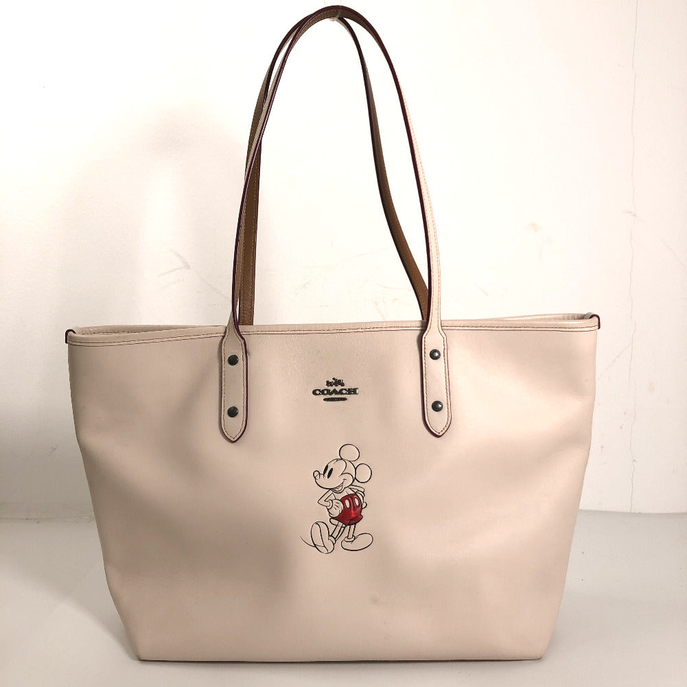 Leather Disney Mickey City Tote Bag F59357