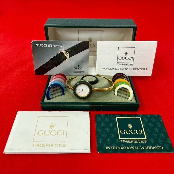 Gucci Change Bezel Quartz Wristwatch