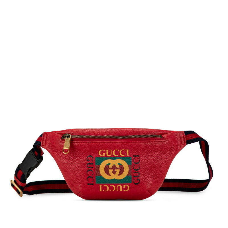 Gucci Leather Print Small Body Bag 527792