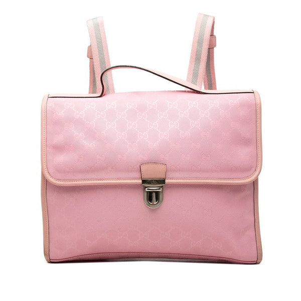Gucci GG Imprime PVC Leather Backpack