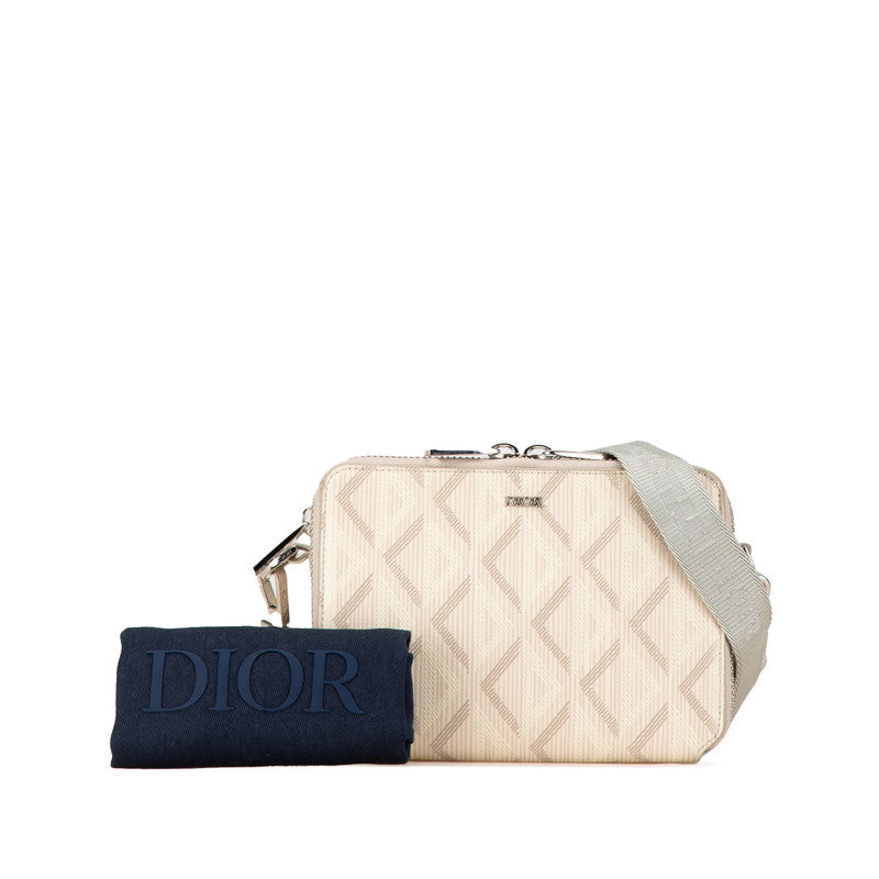 Dior PVC Leather CD Diamond Shoulder Bag