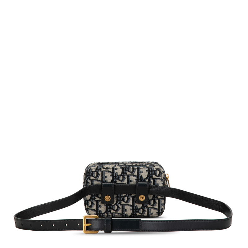 Dior Oblique Mini Waist Bag Canvas Leather