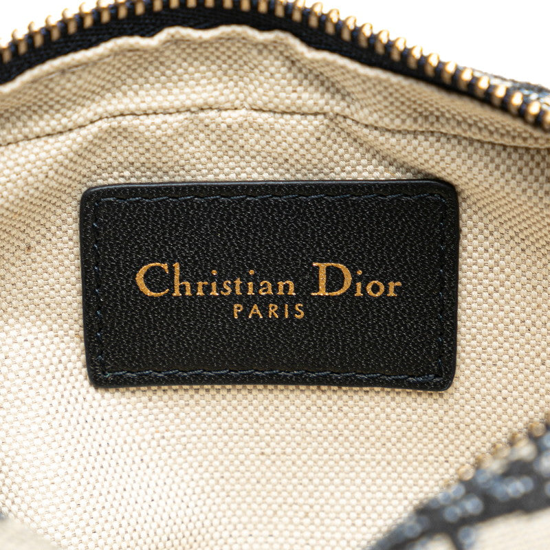 Dior Oblique Mini Waist Bag Canvas Leather in Great Condition