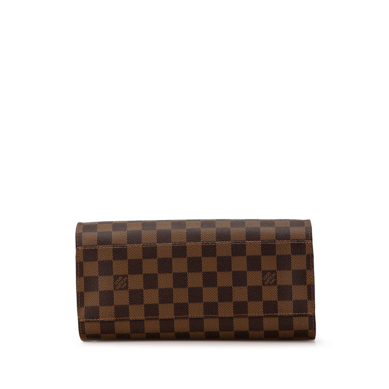 Louis Vuitton Damier Triana Handbag Brown