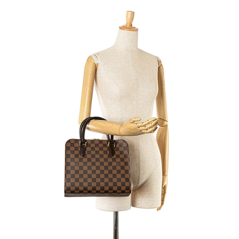 Louis Vuitton Damier Triana Handbag Brown