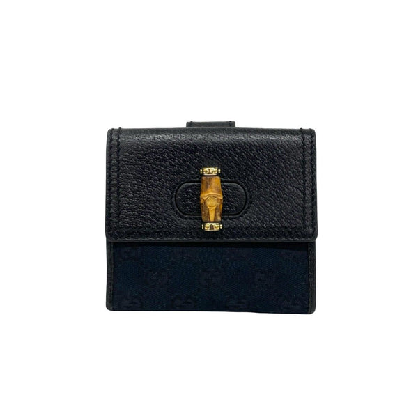 Gucci GG Bamboo Leather Bifold Wallet