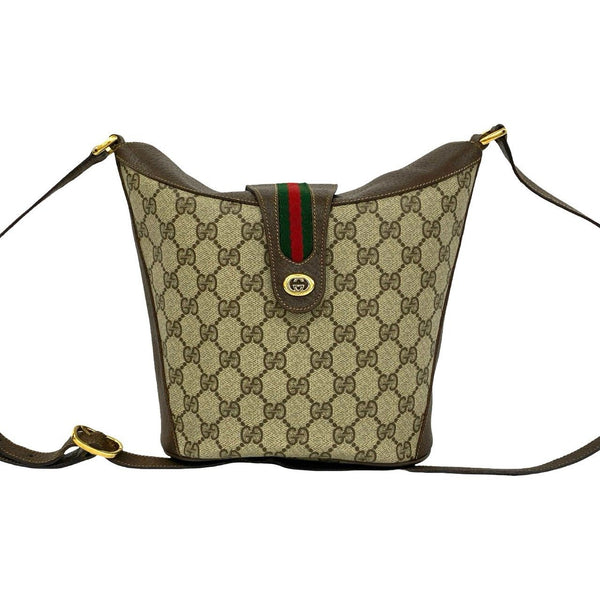 Gucci GG Sherry Line Leather PVC Mini Shoulder Bag