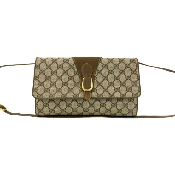 Gucci GG Supreme Leather Shoulder Bag
