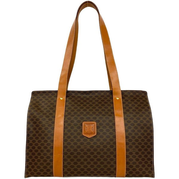 Celine Macadam Blazon PVC Leather Tote Bag