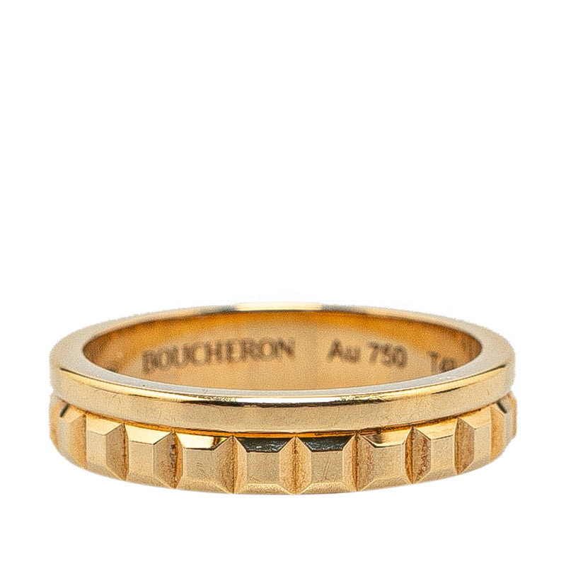 Boucheron Quatre Radiant Ring K18YG Yellow Gold in Very Good Condition