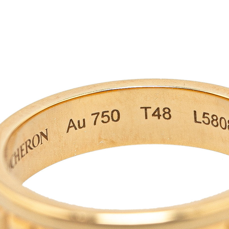 Boucheron Quatre Radiant Ring K18YG Yellow Gold in Very Good Condition