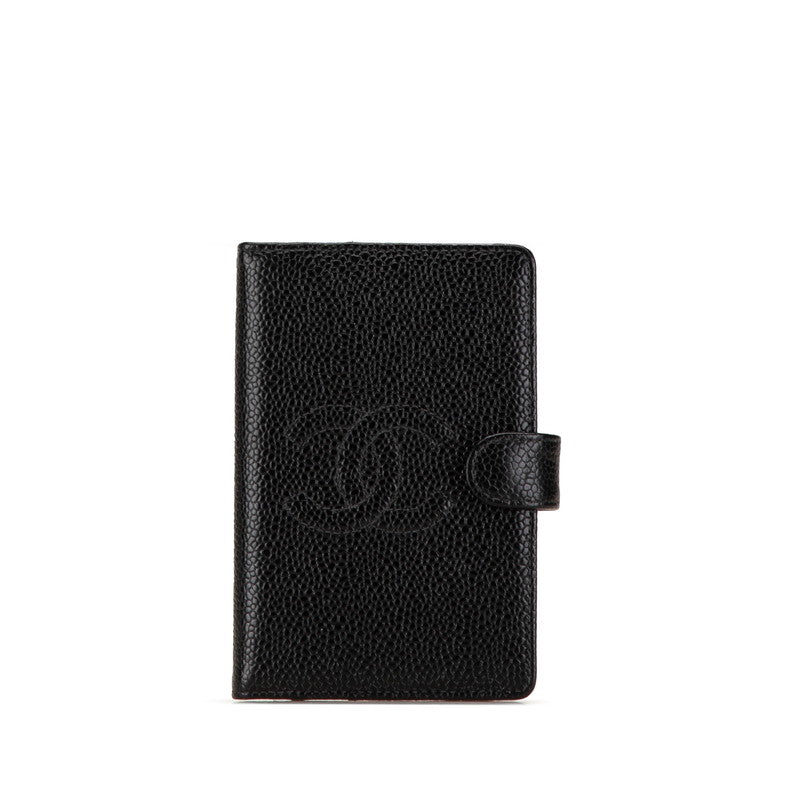 Chanel Caviar Skin Coco Mark Notebook Cover Agenda