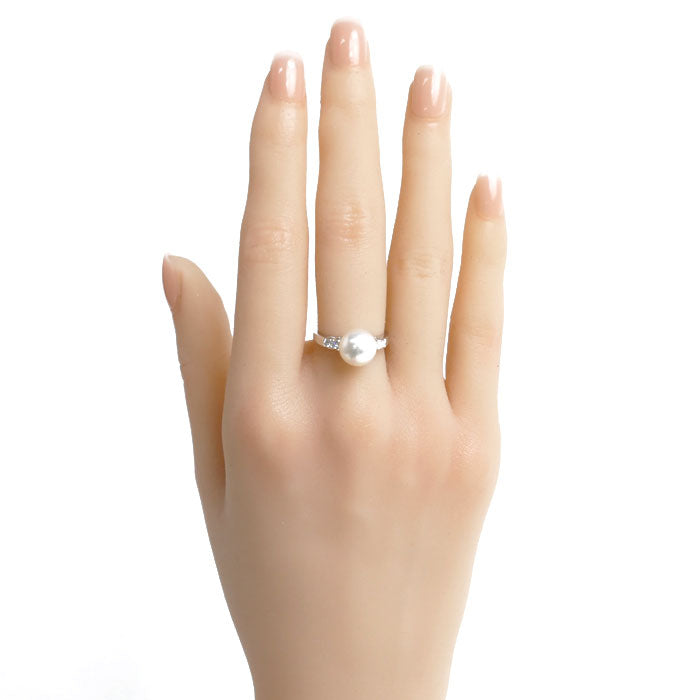 Mikimoto Pt950 Pearl Ring