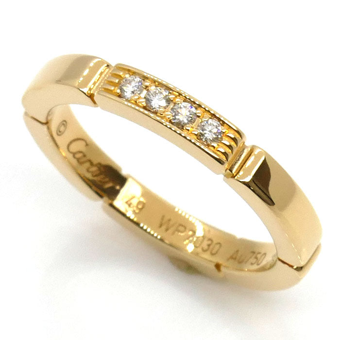 Cartier Yellow Gold Diamond Ring B4080349