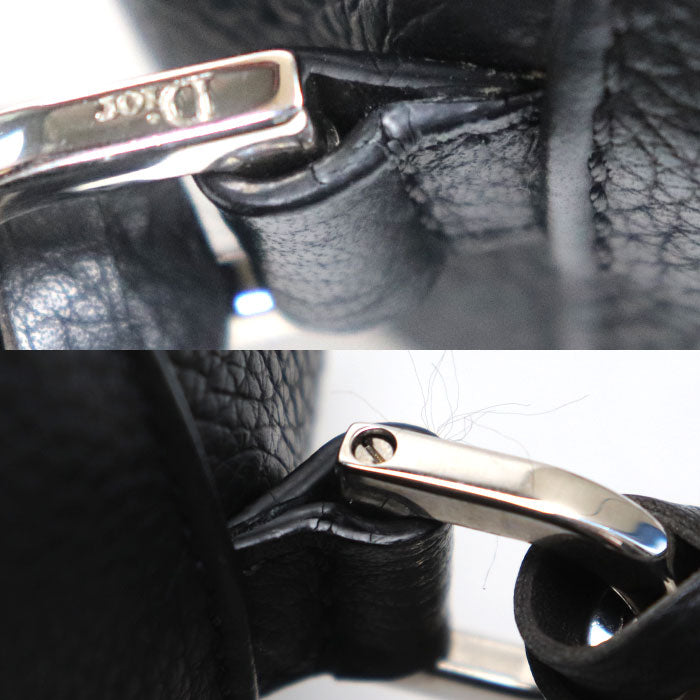 Dior Leather Mini Drum Shoulder Bag