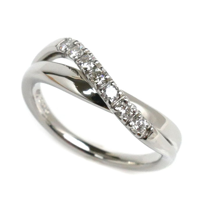 4℃ Pt950 Platinum Diamond Ring