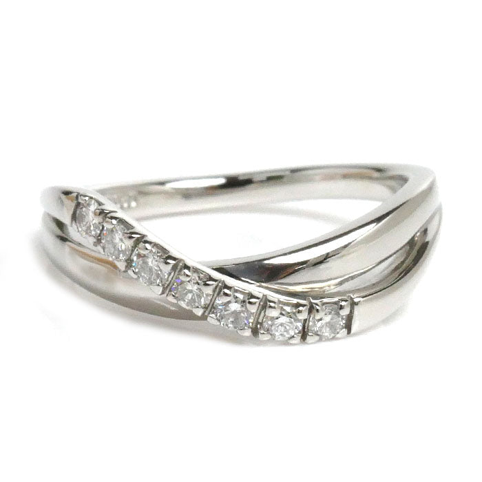 4℃ Pt950 Platinum Diamond Ring