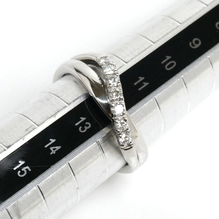 4℃ Pt950 Platinum Diamond Ring