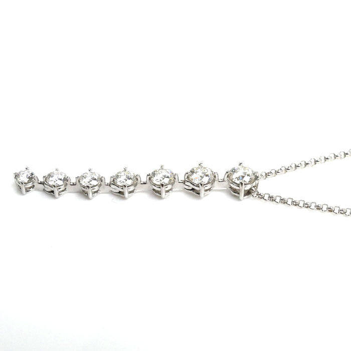 TASAKI K18WG White Gold Diamond Necklace