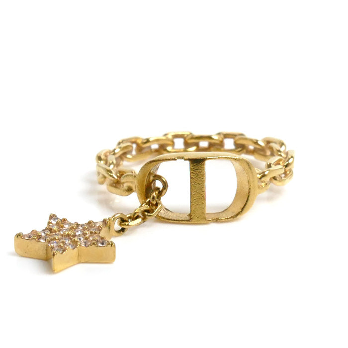 Dior PETIT CD Star Charm Ring R0903PMTCY