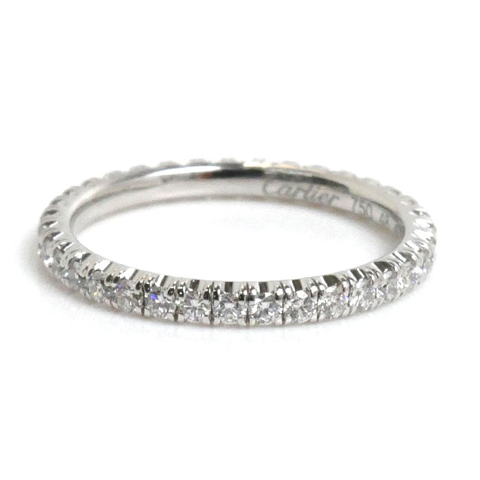 Cartier K18WG White Gold Diamond Eternity Ring