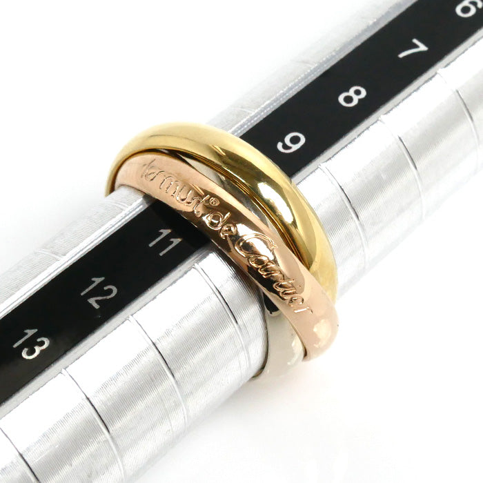 Cartier Trinity Ring K18YG/PG/WG 10