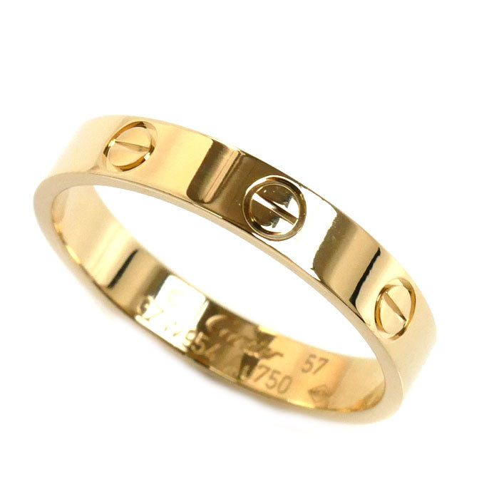 Cartier Yellow Gold Mini Love Ring B4085057