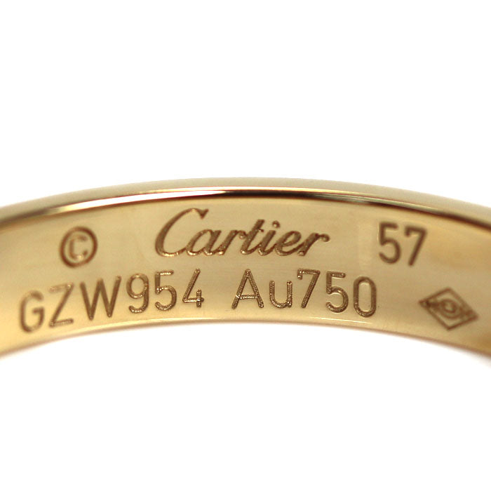 Cartier Yellow Gold Mini Love Ring B4085057