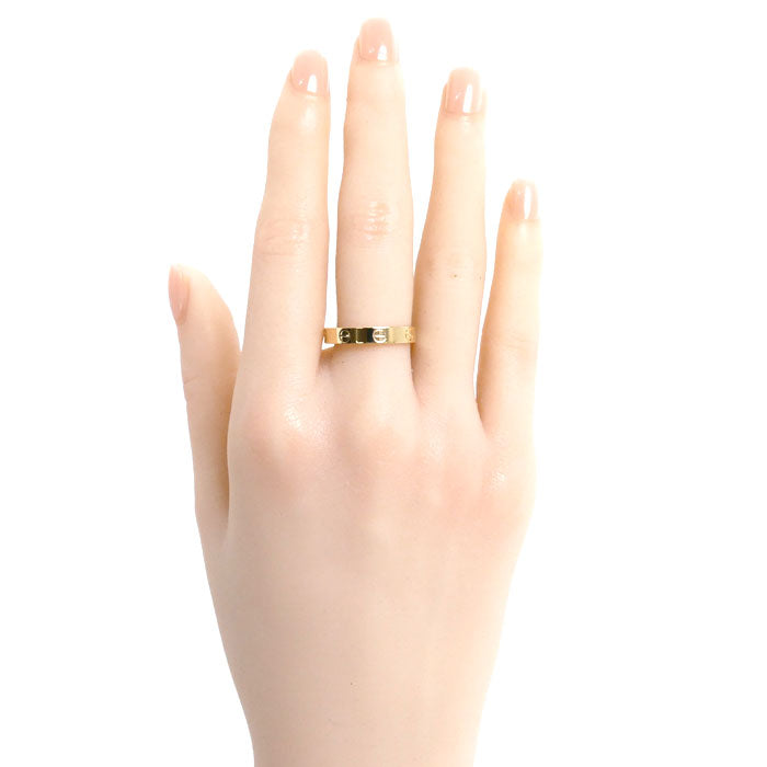 Cartier Yellow Gold Mini Love Ring B4085057