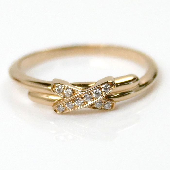 Chaumet Pink Gold Diamond Ring