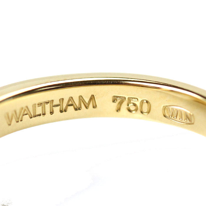 WALTHAM K18YG Yellow Gold Diamond Ring