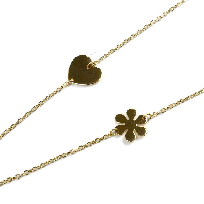 TOUS K18YG Yellow Gold Long Necklace