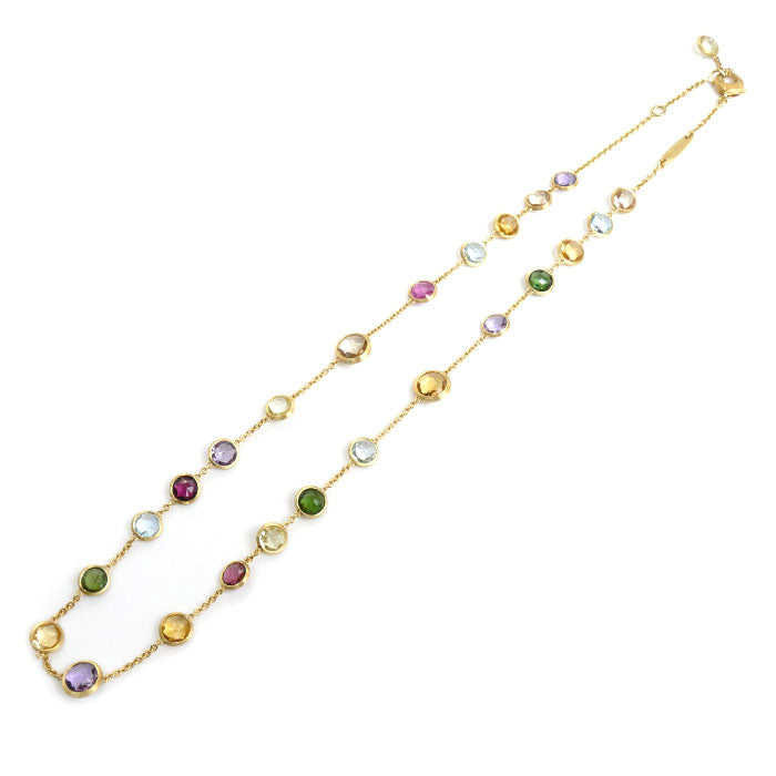 MARCO BICEGO K18YG Yellow Gold Multi-Stone Necklace