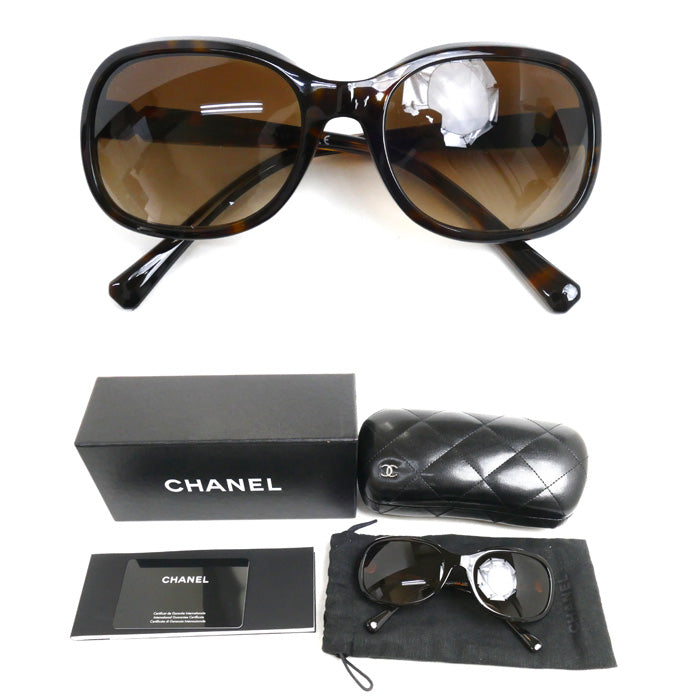 Chanel Coco Mark Sunglasses Brown Havana 5286-A