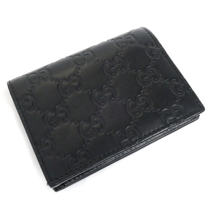 Gucci Ribbon Card Case Black 406924