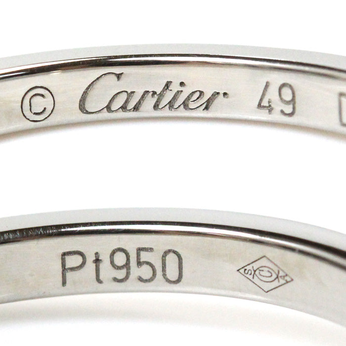 Cartier Platinum Diamond Ballerina Curve Wedding Ring