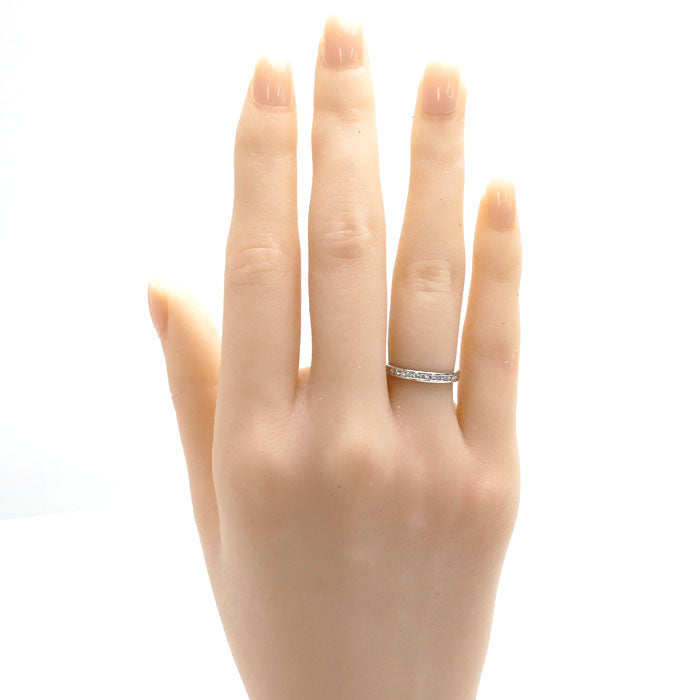 Tiffany & Co Platinum Diamond Channel Setting Ring