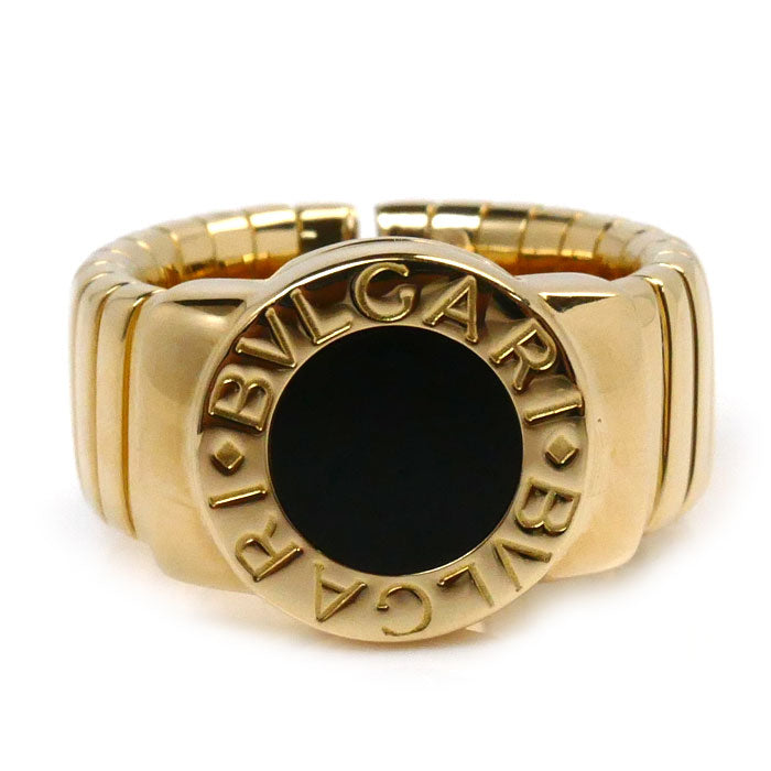 Bvlgari Yellow Gold Onyx Ring 9.5