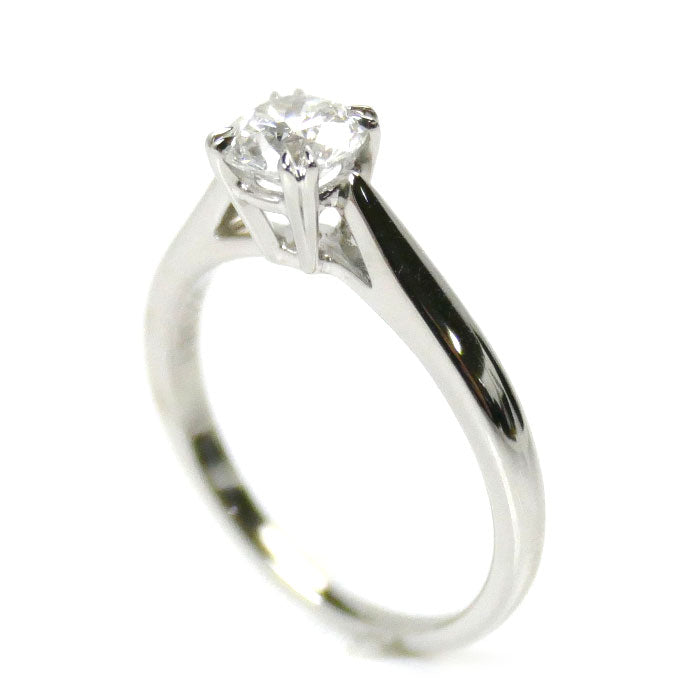 Harry Winston Platinum Diamond Solitaire Ring