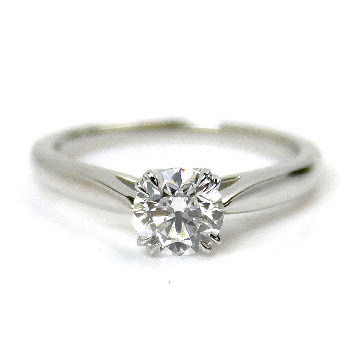 Harry Winston Platinum Diamond Solitaire Ring